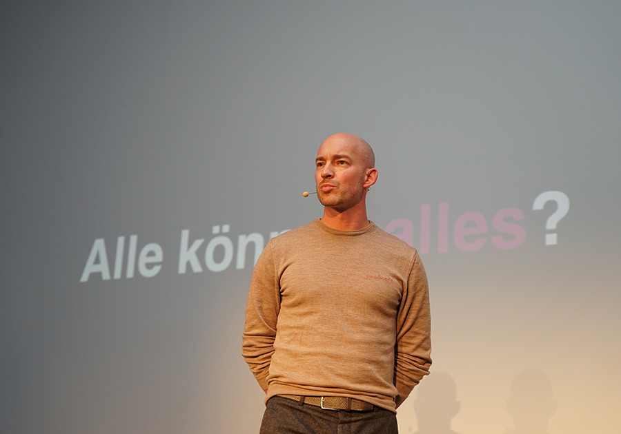 Keynote Speaker Christoph Magnussen. Foto: Neoist