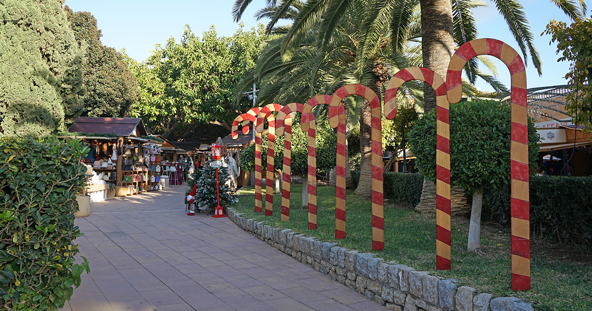 Weihnachtsmarkt in Puerto Portals auf Mallorca