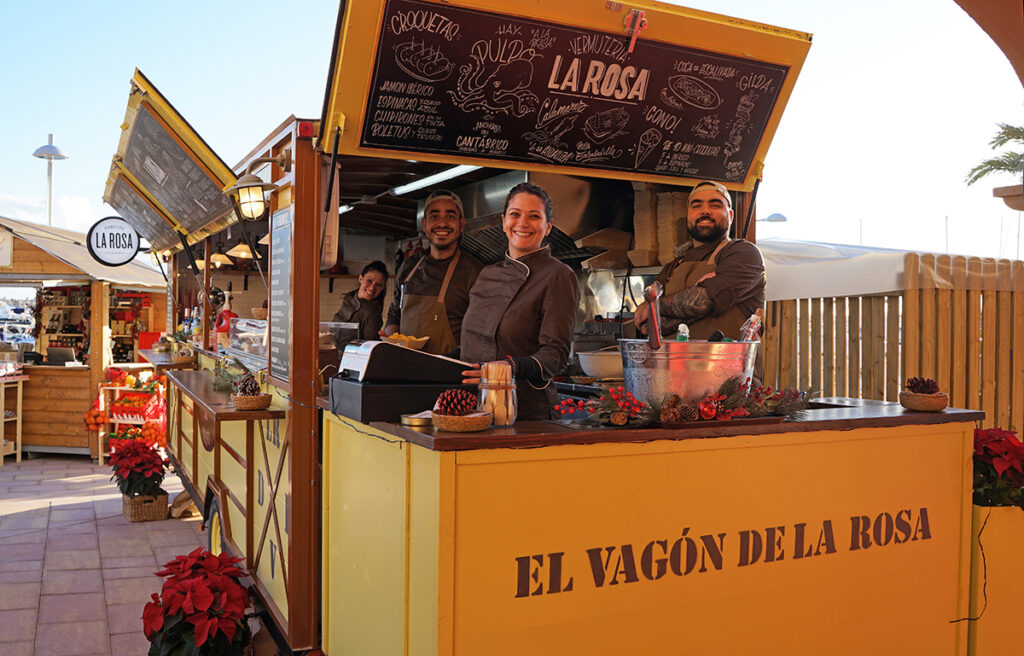 Weihnachtsmarkt in Puerto Portals auf Mallorca